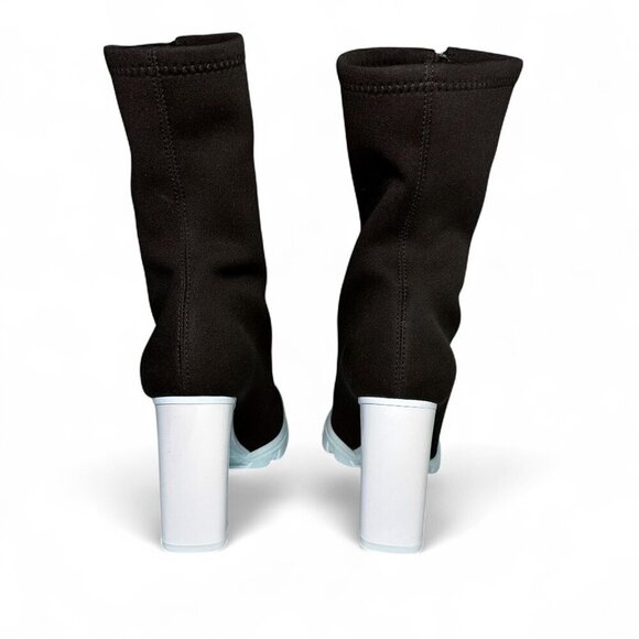 Alexander McQueen Neoprene Zip Booties 37.5 EU NWT - Picture 8 of 11